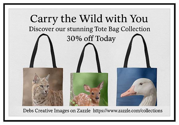 Wildlife & Nature Inspired Tote Bags