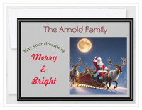 Festive Christmas Card Featuring Santa