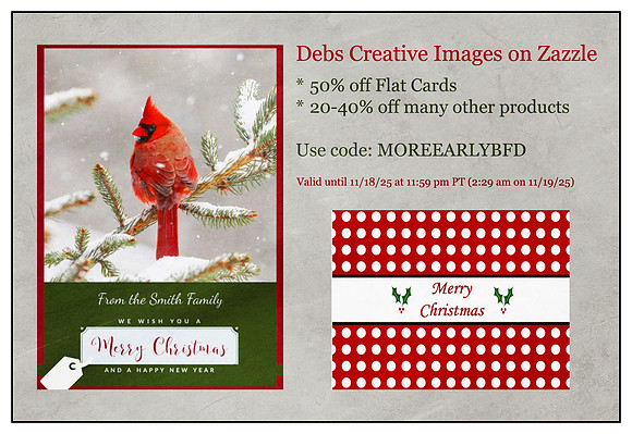 Debs Creative Images – Holiday Zazzle Sale Promotion