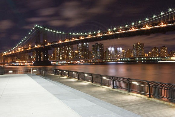 Manhattan Bridge and NYC