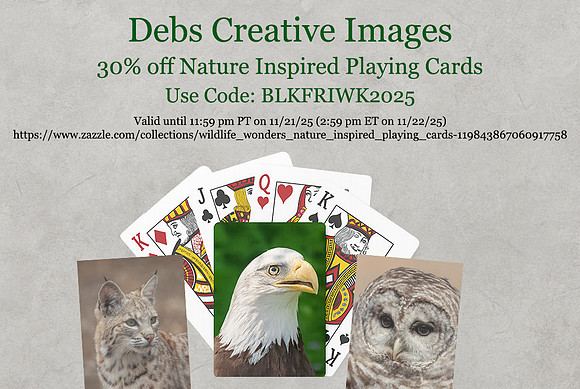 30% Off Nature-Inspired Playing Cards! Today Only