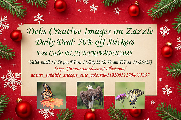 30% Off Nature & Wildlife Stickers – Today Only!
