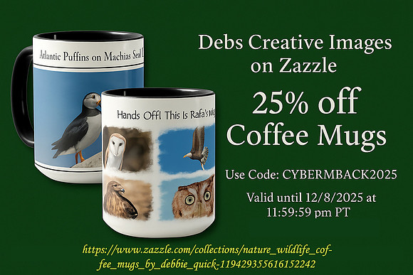 25% off coffee mugs, dec 8, 2025