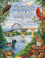 1 Front Page Adirondack Wildlife Coloring Book