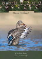 mallard duck holiday card
