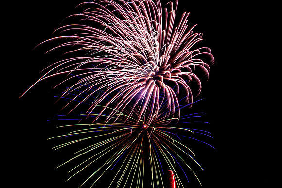 Fireworks in the Adirondacks