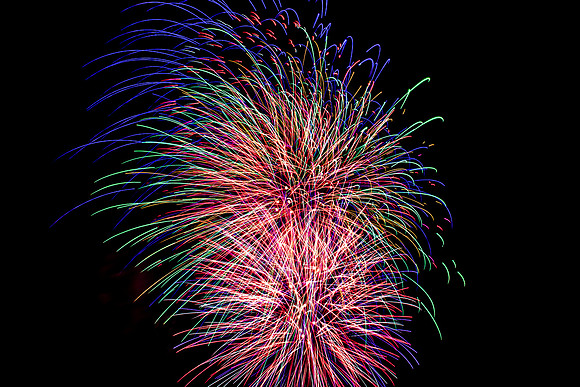 Fireworks in the Adirondacks