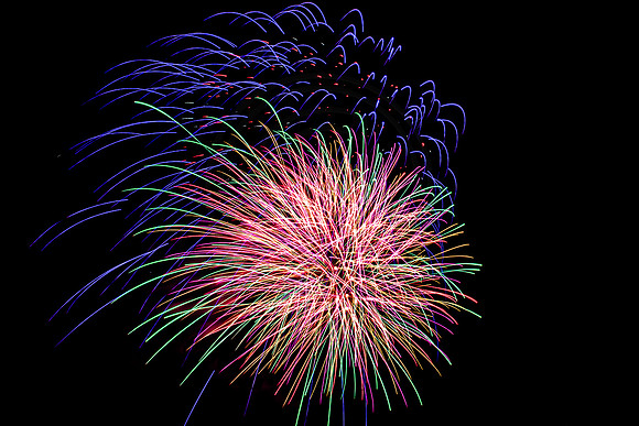 Fireworks in the Adirondacks